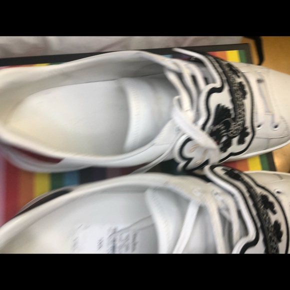 Gucci Remix Ace Dragon Patch White Sneakers 12 - Picture 8 of 14